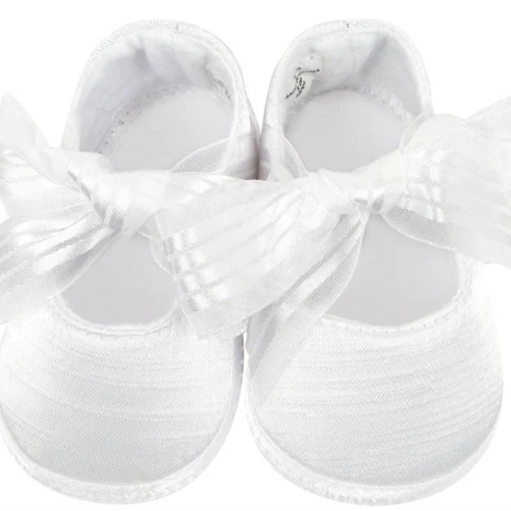 Baby Deer Ballet Crib Shoe w/ Ribbon Tie Child Size 1 (Infant)